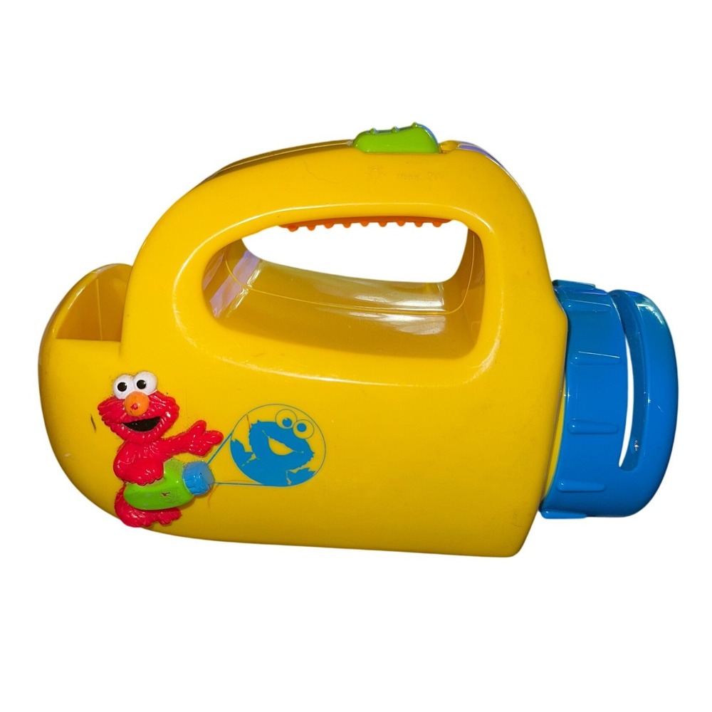 Sesame Street Elmo Flashlight Toy Yellow Blue Cookie Monster Kids Light